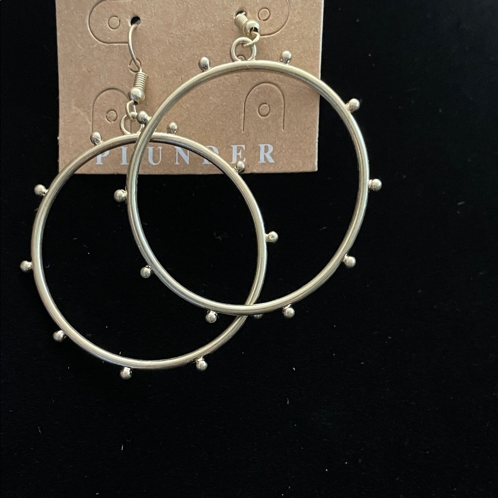 Plunder Gold Tone Earring Collection - Picture 3 of 8
